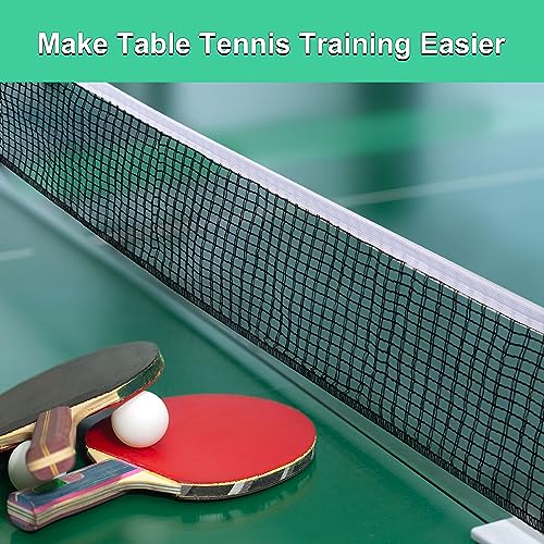uxcell Retractable Ping Pong Net for Any Table, Portable Table Tennis Net Replacement, Folding 68" Nylon String Tension Ping Pong Table Net for Indoor Outdoor, 1 Pack Black