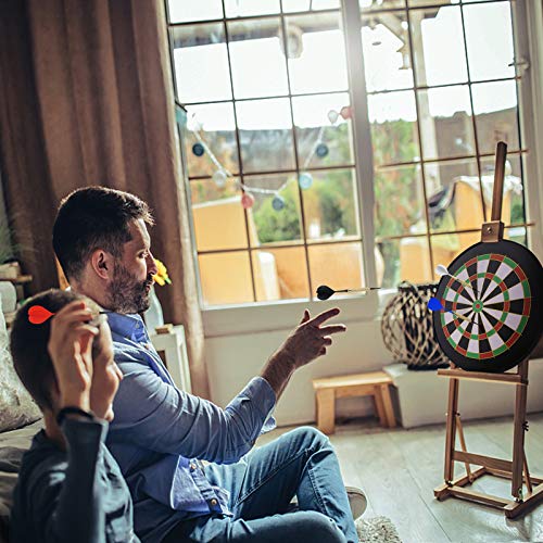 Accmor 12 Pcs Soft Tip Darts, 18g Plastic Tip Darts Set, Attach Extra 100 Black 2BA Replacement Tips, Soft Tip Darts for Electronic/Plastic Dartboard
