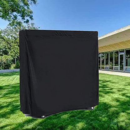 NW NW Table Tennis Cover Outdoor Waterproof Ping Pong Table Cover,Folding Table Tennis Cover,All Weather Protection,Black