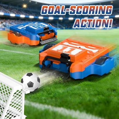 Remote Control Battle Robots Soccer Robot Game Set for Kids, 2-Player RC Football Robots Table Game with 2 Balls & 2 Goals, Fighting Robot STEM Toy Birthday Gift for Boys and Girls Age 5 & Up