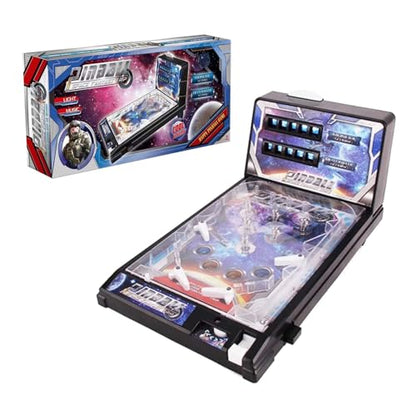 Tabletop Pinball Machine, Classic Pinball Toy with Lights, Sounds and Scoreboard, Puzzle Games, for Kids and Adults