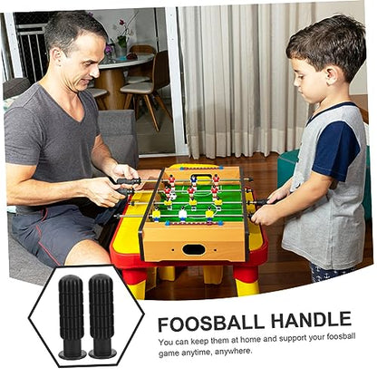 Abaodam 1Pair Durable Foosball Handles Replacement Ergonomic Grips for Tabletop Soccer Game Lightweight Easy to Install Compatible with Various Foosball Tables Enhance Your Game