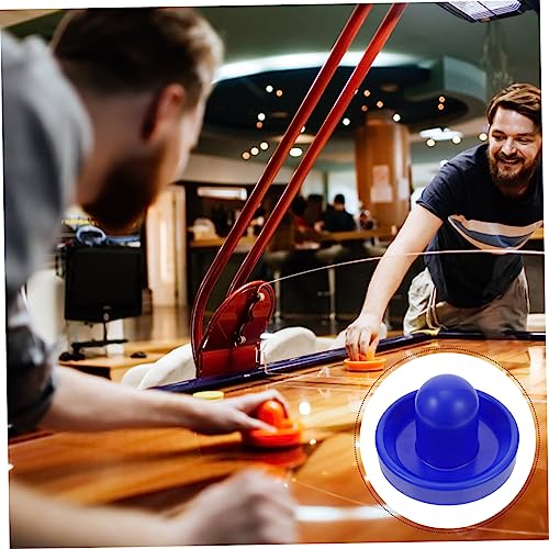 Toyvian Air Hockey Pusher and Puck Set 76mm Replacement Accessories for Game Tables Sturdy Plastic Suitable for Boys and Girls and Adults
