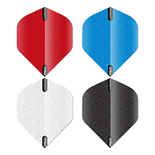 RED DRAGON Hardcore Selection Pack Extra Thick Standard Dart Flights - color: RD Plain