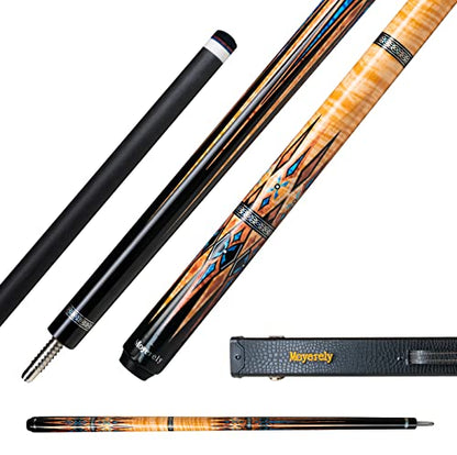 Carbon Fiber Pool Cue,11.8mm/12.5mm Low Deflection Cue Stick,Professional Pool Stick with Case - color: MF2, size: 11.8mm
