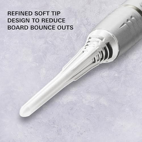 Target Darts Cryo Soft Tip Point Multipack Set of 30 Tips, White/Black | Pack of Tips, Professional Dart Accessories, Plastic Spare Replacement Points, 2BA Thread - color: White