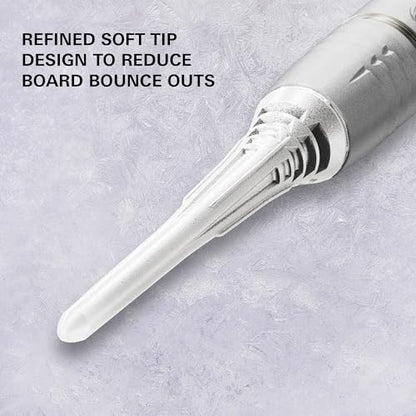 Target Darts Cryo Soft Tip Point Multipack Set of 30 Tips, White/Black | Pack of Tips, Professional Dart Accessories, Plastic Spare Replacement Points, 2BA Thread - color: White