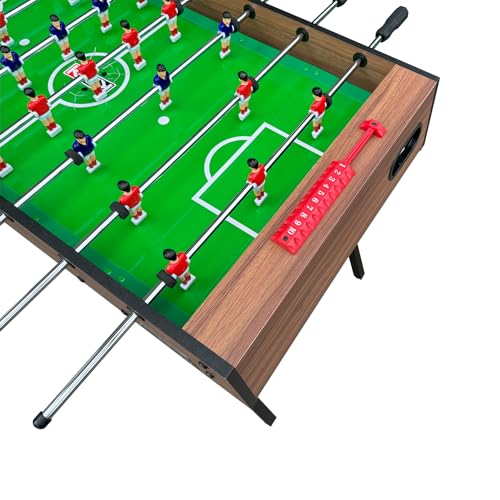 KICK Arcadia 48" Folding Foosball Table – Compact Indoor Game Table - color: Brown