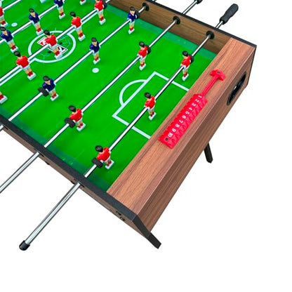 KICK Arcadia 48" Folding Foosball Table – Compact Indoor Game Table - color: Brown