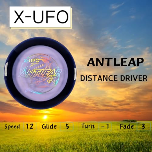X-UFO Disc Golf Set - Disc Golf Starter Set, Includes 1 Putter, 1 Driver, and 1 midrange disc, Weighing 170-178 Grams Suitable for Beginners and Professional disc Golf tournaments - color: Set 3