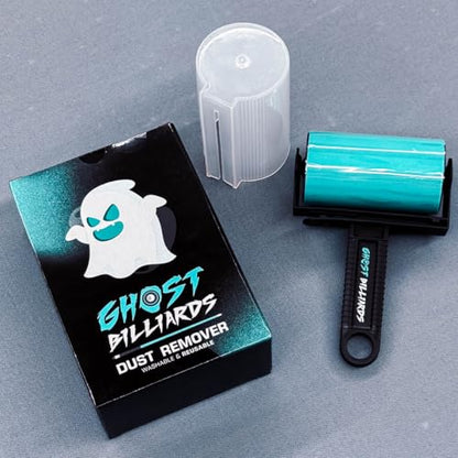 Ghost Billiards Table Dust Remover – Washable Roller Cleaner for Pool, Billiards, and Gaming Tables – Reusable Lint & Dust Cleaning Tool, Felt Safe, Cue Sports Accessory