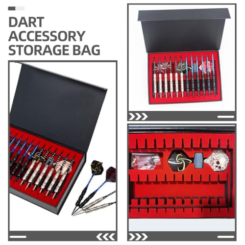 MAGICLULU Portable Darts Case Eva Darts Organizer with Protective Hard Shell Suitable for Travel and Casual Activities Storage