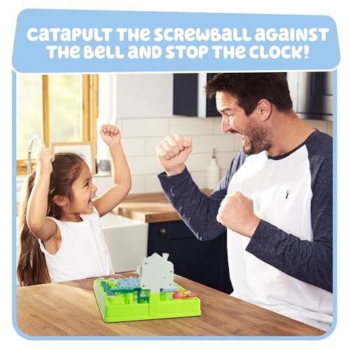 TOMY Bluey Screwball Scramble Marble Maze - Beat-The-Clock Obstacle Course & Marble Run - Skill & Dexterity Challenge - 1–4 Players - Ages 5+ - style: Bluey Screwball Scramble