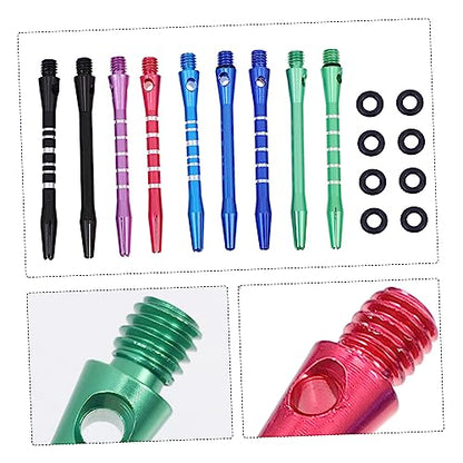 POPETPOP 1set Aluminum Alloy Dart Shafts Replacement Rods Lightweight Tip and Tip Professional Control for Enhanced