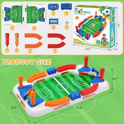 Mini Foosball Table Game for Kids Soccer Game Set Gifts Boys Toy Football Games Board for Indoor Sports Game Room Pinball Interactive Birthday Gift Toys for 3 4 5 6 7 8-12 Year Old Family Gatherings