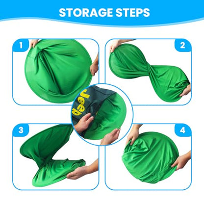 Granny Pants Yard Game Set, 2 PCS Granny Pants Family Party Outdoor Game with 10 Bouncy Balls & 2 Pumps Perfect for Adults and Kids, Fun Family Reunion Ultimate Backyard Party Games - color: blue+red