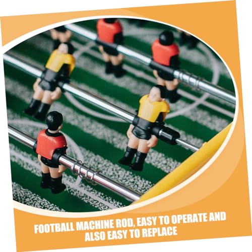 Happyyami 3pcs Enhance Your Game Table Soccer Rod Metal Operation Pole Desk Soccer Machine Accessory for Boys and Girls