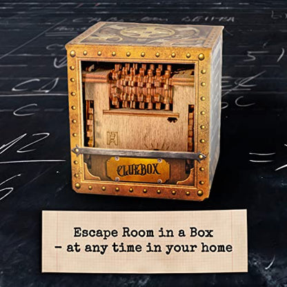iDventure Cluebox Schroedingers Cat | Escape Room Puzzle Box | Challenging 3D Puzzle | Unique Gift Idea for Men an Women - color: Schroedinger's Cat