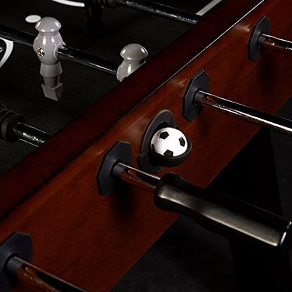Barrington Foosball Multiple Styles Soccer Foosball Tables, Durable & Stylish Designs with Tabletop Sports Soccer Balls, Perfect for Family Game Rooms - style: 56 In. Allendale