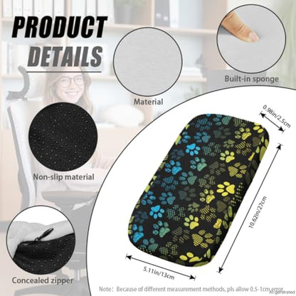 Butterfly Computer Chair Cover 4-Pc Set Breathable Office Chair Arm Covers Stretchy Office Chair Seat Covers for Office and Rotating PC Chairs Easy to Clean Pet Friendly - color: Butterfly
