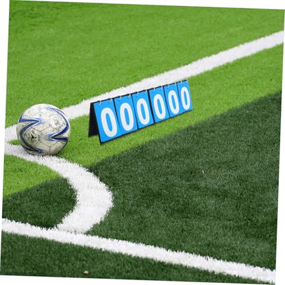 POPETPOP Basketball Scoreboard Portable Tabletop Scoreboard Flip Scorekeeper for Competition