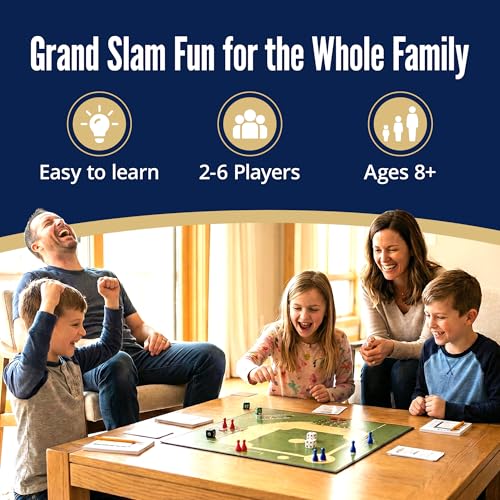 Baseball Gifts for Boys 8-12, Baseball Board Games for Kids and Adults with Dice, Tokens, & Score Pad, Fun Indoor Game with Basic and Advanced Play, Family Friendly Sports Board Game for All Ages