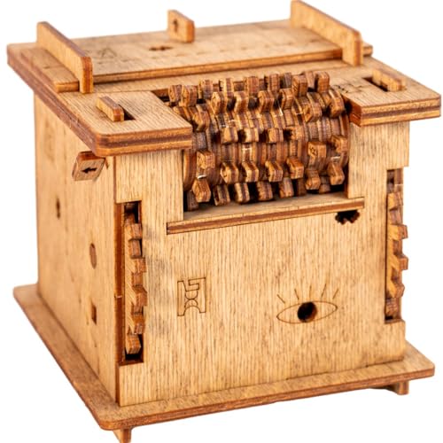 iDventure Cluebox Schroedingers Cat | Escape Room Puzzle Box | Challenging 3D Puzzle | Unique Gift Idea for Men an Women - color: Schroedinger's Cat