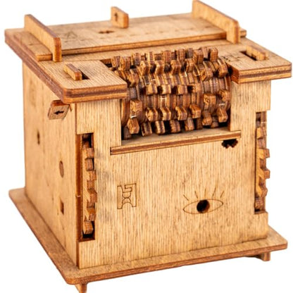 iDventure Cluebox Schroedingers Cat | Escape Room Puzzle Box | Challenging 3D Puzzle | Unique Gift Idea for Men an Women - color: Schroedinger's Cat