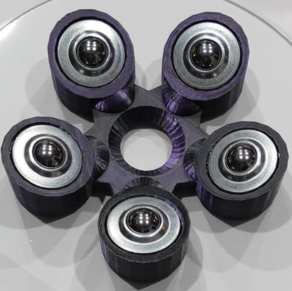 Bowling Ball Spinner - color: Purple and Black