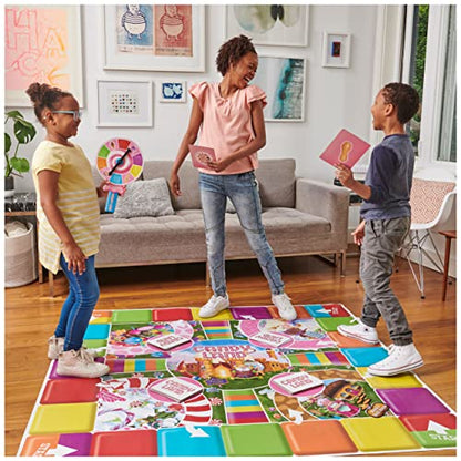 Spin Master Games, Candy Land Giant Edition, Preschool Game for Indoor & Outdoor Fun with Big Oversized Board, for Family and Kids, 2-4 Players, Ages 4 & Up - style: Spin Master Games