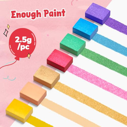 JoyCat Paint with Water Coloring Books, Art & Craft Activity, No Mess Art for Kids Ages 4-8, Craft Kits & Supplies, DIY Creative Activity, Gifts for Girls & Boys (Funfair) - style: Funfair