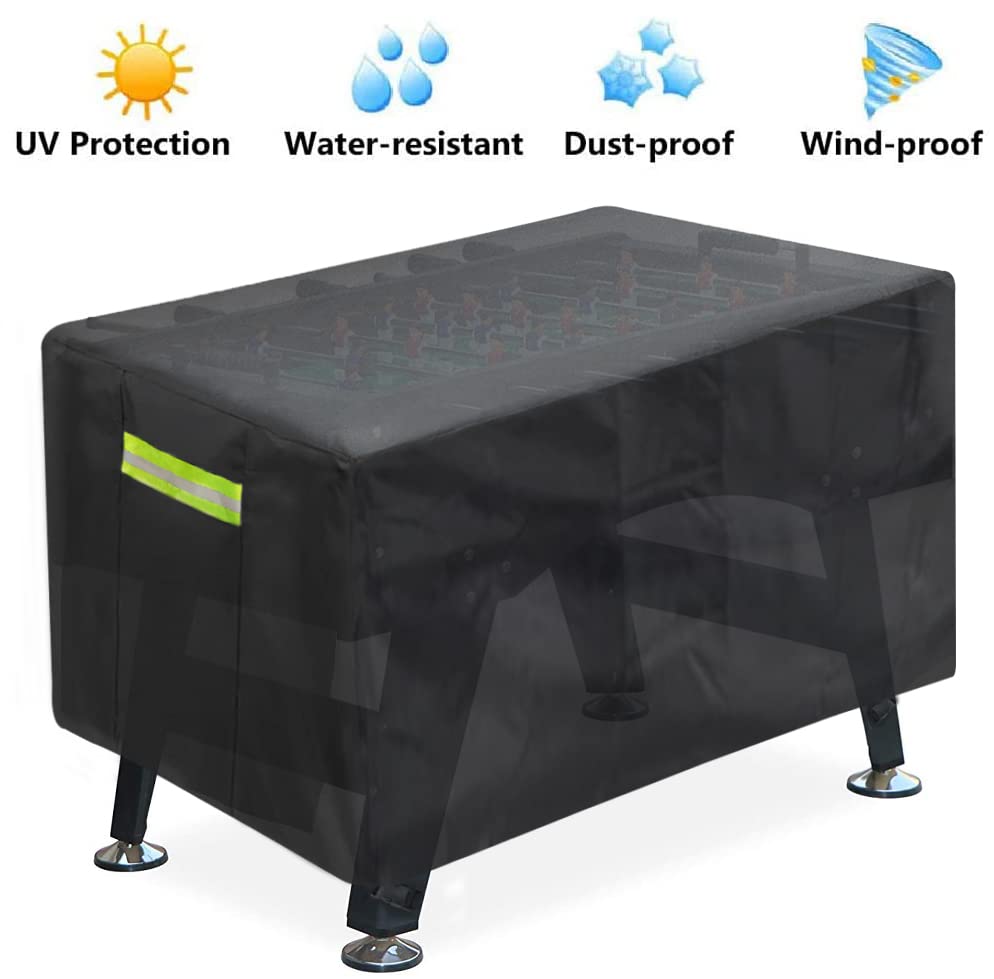 WB WEIRDBEAST Foosball Table Cover Soccer Table Cover Waterproof All Protection Outdoor/Indoor UV Resistant