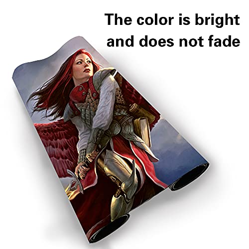 Board Game MTG Playmat Games Size 60X35 cm CCG Compatible for MTG CCG RPG Trading Card Game (Archangel of Thune) - color: Archangel of Thune