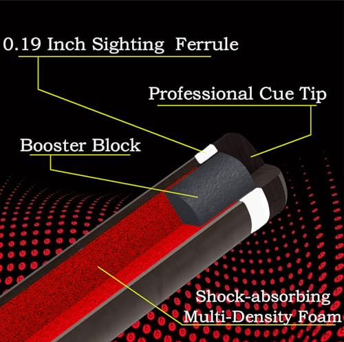 Carbon Fiber Pool Cue,11.8mm/12.5mm Low Deflection Cue Stick,Professional Pool Stick with Case - color: MK1+Extension, size: 11.8mm