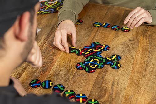 GIGAMIC Tantrix Strategy | Ages 6+ | 1 to 6 Players | 30 Minutes