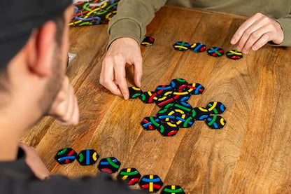 GIGAMIC Tantrix Strategy | Ages 6+ | 1 to 6 Players | 30 Minutes
