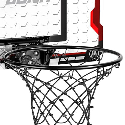 TEMI Indoor Basketball Hoop for Kids, Door Room Basketball Hoop,Mini Basketball Hoop with 4 Balls, Basketball Toys for 3 4 5 6 7 8 9 10 11 12 Year Old Boys - style: Basketball Hoop & 4 Balls
