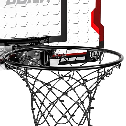 TEMI Indoor Basketball Hoop for Kids, Door Room Basketball Hoop,Mini Basketball Hoop with 4 Balls, Basketball Toys for 3 4 5 6 7 8 9 10 11 12 Year Old Boys - style: Basketball Hoop & 4 Balls