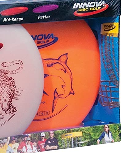 Innova Disc Golf Set – Driver, Mid-Range & Putter, Comfortable DX Plastic, Colors May Vary (3 Pack)