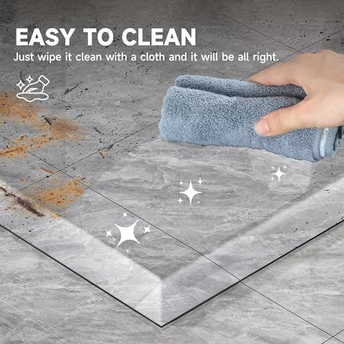 [Tempered Glass] 47“ x 40” Beveled Edge Glass Chair Mat with Polished Edge Clear Office Chair Mat, Glides Smoothly, Suitable for Carpet or Hardwood Floors - size: 47“x40”