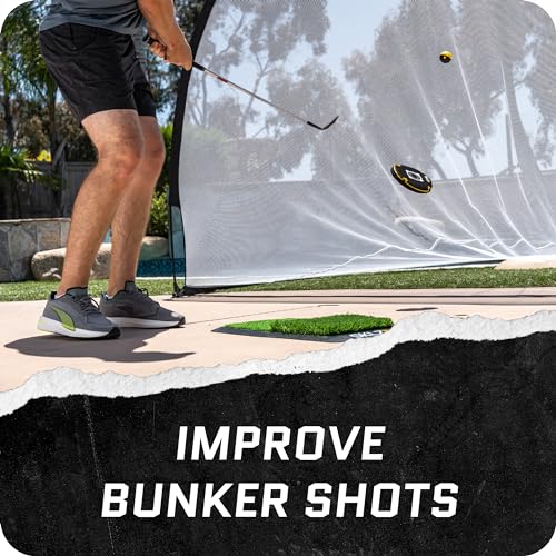 SKLZ Bunker Caddie Golf Training Aid: Perfect Your Bunker Shots with Precision & Style, 3 Discs Included