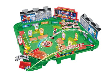 EPOCH Games Super Mario Stadium Baseball Game, Tabletop Skill and Action Game, Ages 5+