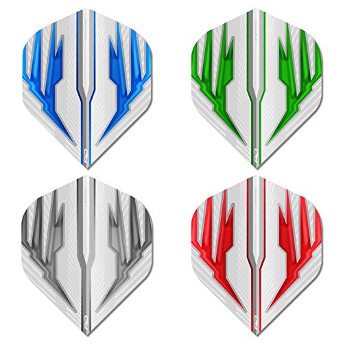 RED DRAGON Hardcore Selection Pack Extra Thick Standard Dart Flights - color: Light Wings