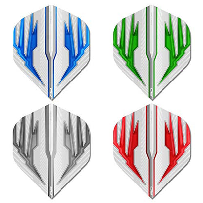 RED DRAGON Hardcore Selection Pack Extra Thick Standard Dart Flights - color: Light Wings