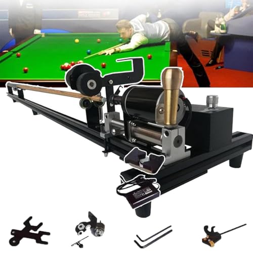 Cue Tip Shaper,Pool Cue Repair Kit,Pool Cue Lathe Machine,Cue Tip Repair Machine,Billiard Cue Shaper Tool,7 in 1 Billiard Cue Stick Repairer,Cue Shaft Cleaning & Maintenance