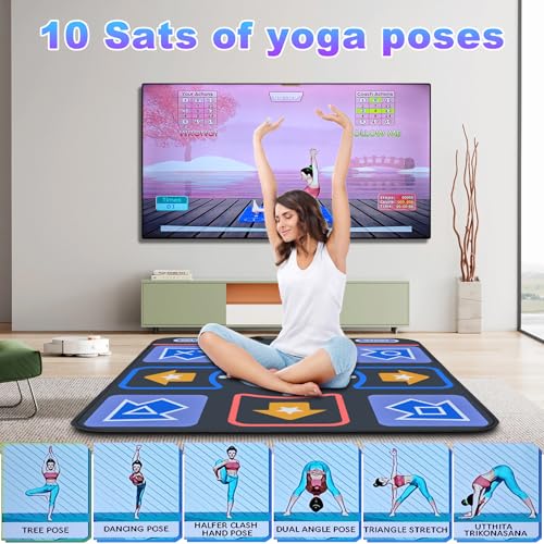 Retro TV Game Console for Kids,Kids TV Games with Dance Mat,with 21 AR Gun Shooting Game, 200+ Dance mat Songs,100+ independently Developed Games, Plug and Play,Giftware for Boys & Girls