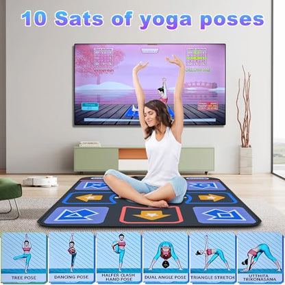 Retro TV Game Console for Kids,Kids TV Games with Dance Mat,with 21 AR Gun Shooting Game, 200+ Dance mat Songs,100+ independently Developed Games, Plug and Play,Giftware for Boys & Girls