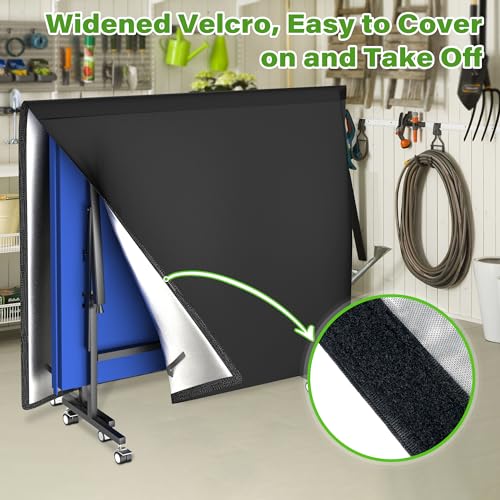 Invech Ping Pong Table Cover for Universal 9x5 FT Tables, Waterproof Ping Pong Table Cover for Outdoor & Indoor