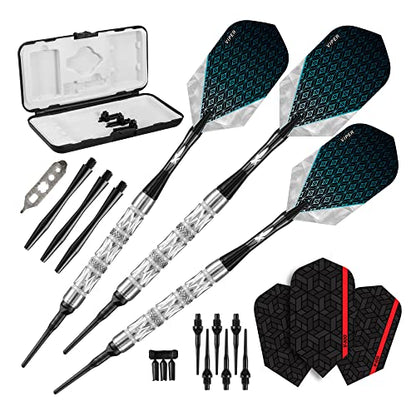 Viper Diamond 90% Tungsten Soft Tip Dart Set with Case