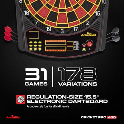 Arachnid Cricket Pro 450 Electronic Dartboard